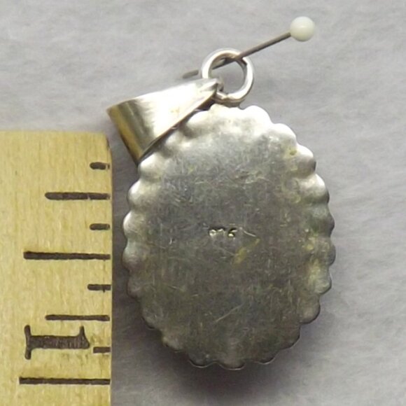 Mother of Pearl and Sterling Silver Pendant - Picture 2 of 4